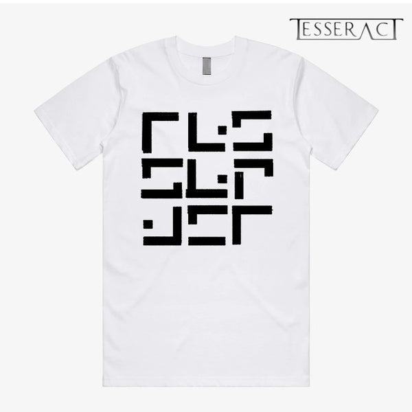 【お取り寄せ】TesseracT - テサラクト - Glyph Tシャツ(ホワイト)