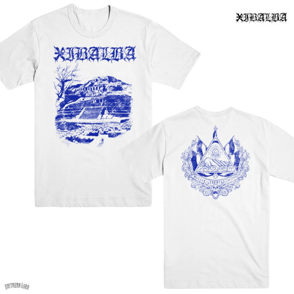 【お取り寄せ】Xibalba / シバルバ - MUERTE LIBERTAD INFIERNO Tシャツ(ホワイト)