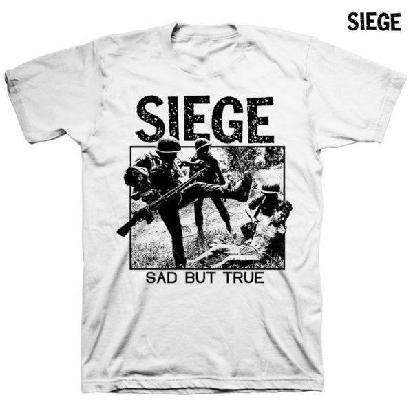 【お取り寄せ】Siege / シージ - SAD BUT TRUE Tシャツ(ホワイト)