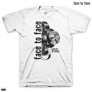 【お取り寄せ】Face To Face /フェイス・トゥ・フェイス - Camera Tシャツ (ホワイト)