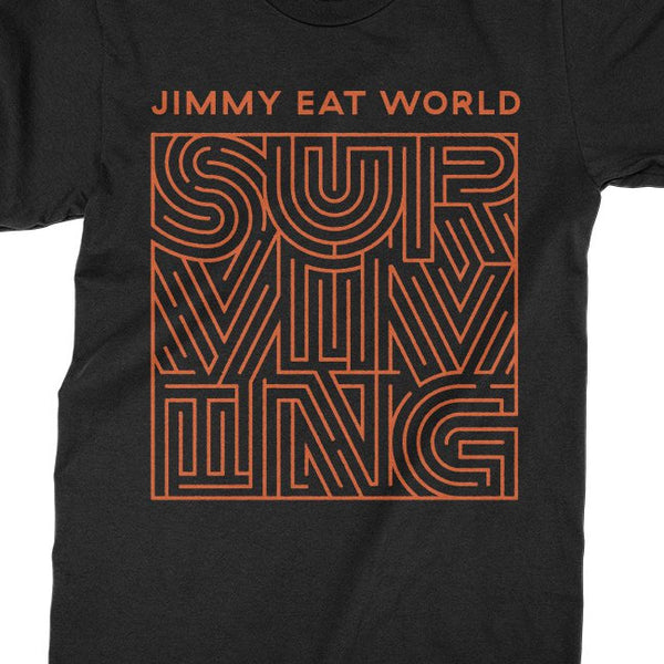【お取り寄せ】Jimmy Eat World  /ジミー・イート・ワールド - Surviving Cover Tシャツ (ブラック)
