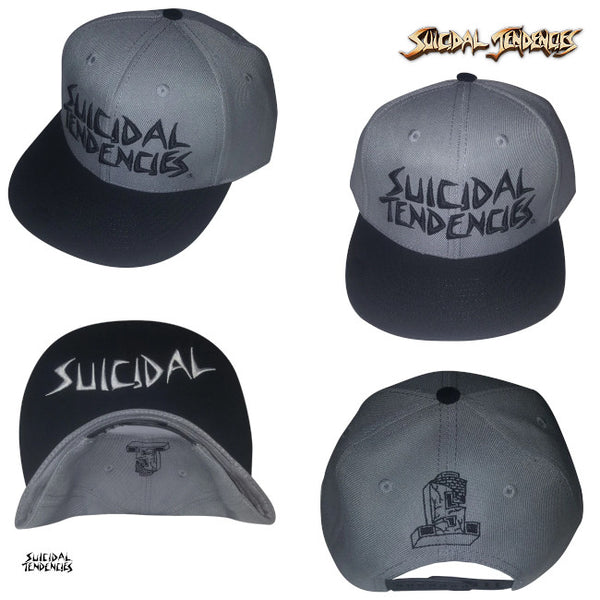 【期間限定】 Suicidal Tendencies /スイサイダル・テンデンシーズ - ST Full Embroidered Custom 刺繍ロゴ・スナップバック(3色展開)