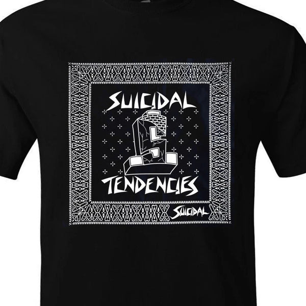 【期間限定】【ホワイト品切れ】 Suicidal Tendencies /スイサイダル・テンデンシーズ - ST Brick Logo-Bandana Tシャツ(3カラー)