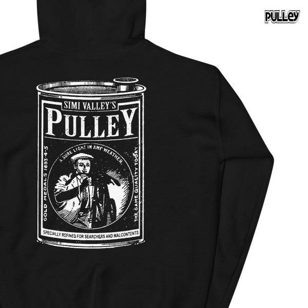 【お取り寄せ】Pulley / プーリー - Oil Can プルオーバーパーカー(ブラック)