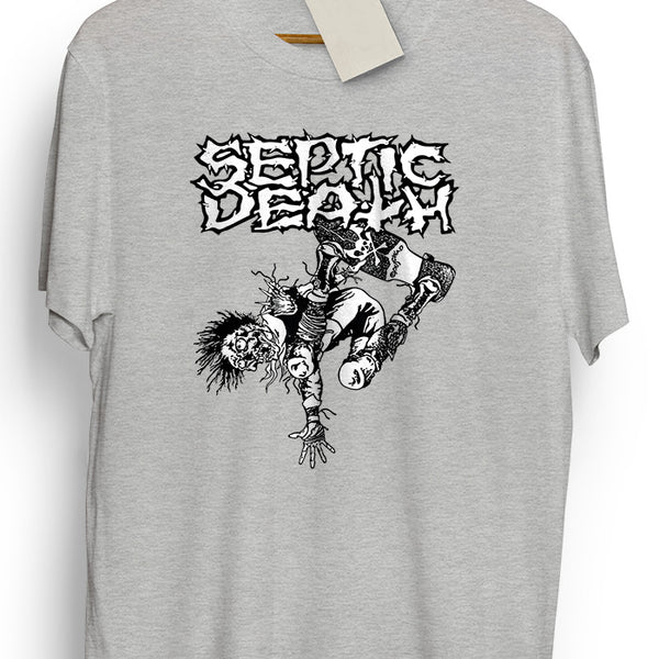 【お取り寄せ】Septic Death / セプティック・デス - SKATER Tシャツ(グレー)