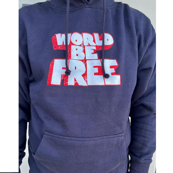 【お取り寄せ】World Be Free / ワールド・ビー・フリー - CLASSIC LOGO プルオーバーパーカー (ネイビー)