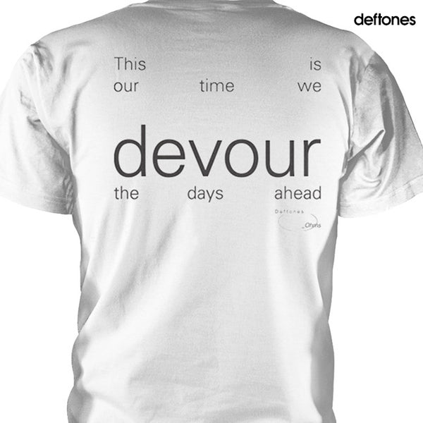 【お取り寄せ】Deftones / デフトーンズ - OHMS LYRIC Tシャツ(ホワイト)