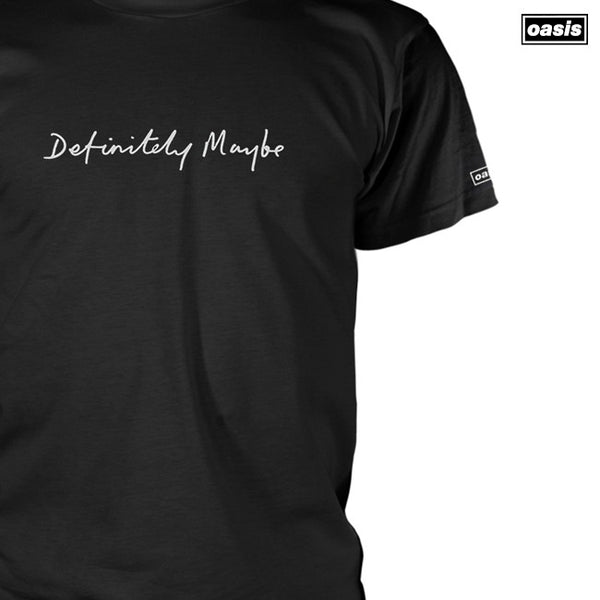 【お取り寄せ】Oasis / オアシス - DEFINITELY MAYBE Tシャツ(ブラック)