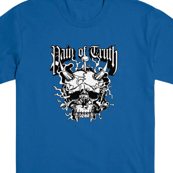 【お取り寄せ】Pain of Truth / ペイン・オブ・トゥルース - WATCH YOUR BACK Tシャツ (ブルー)