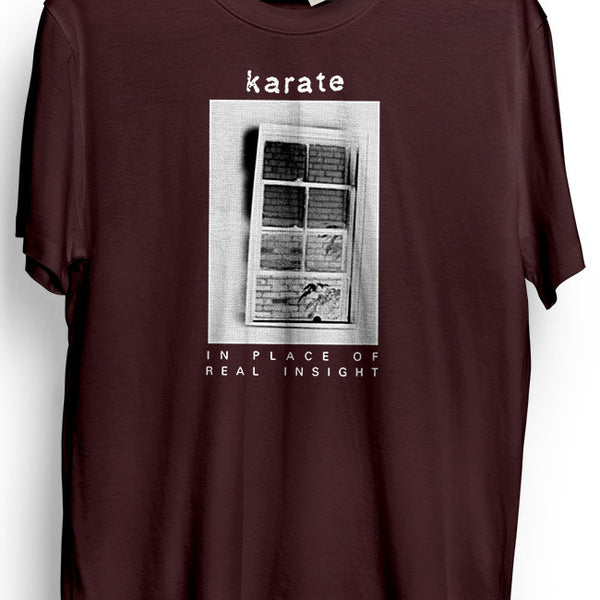 【お取り寄せ】Karate / カラテ - IN PLACE OF REAL INSIGHT Tシャツ (ブラウンレッド)