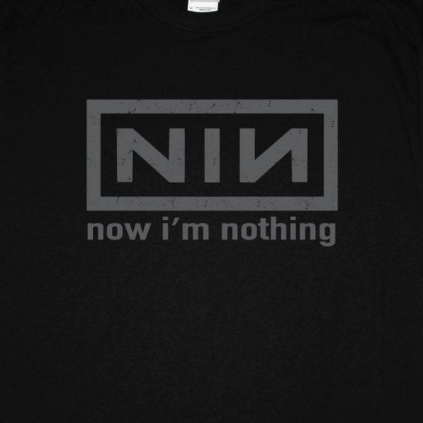 【お取り寄せ】Nine Inch Nails / ナイン・インチ・ネイルズ - NOW I'M NOTHING Tシャツ(ブラック)
