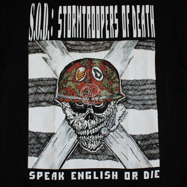 【お取り寄せ】S.O.D. / ストームトゥルーパーズ・オブ・デス - STORMTROOPERS OF DEATH Tシャツ (ブラック)