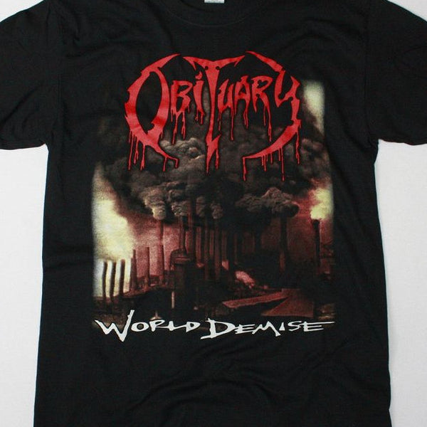【お取り寄せ】Obituary / オビチュアリー - WORLD DEMISE Tシャツ(ブラック)