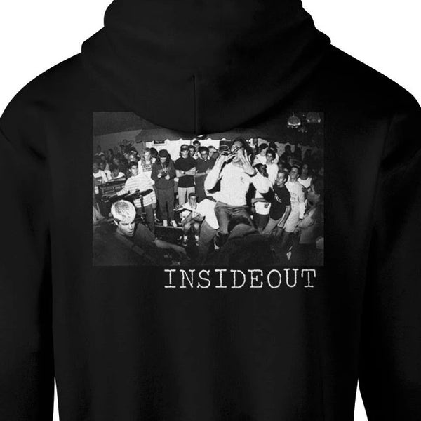 【即納】Inside Out / インサイド・アウト - Logo プルオーバーパーカー(ブラック)