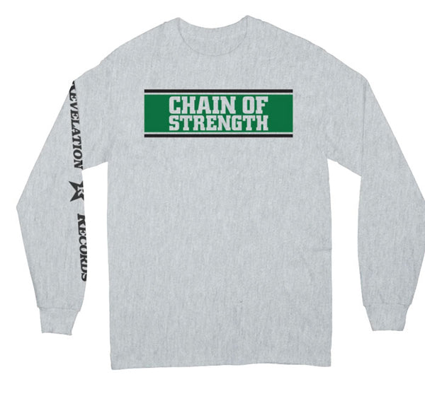 【即納】Chain of Strength / チェイン・オブ・ストレングス - The One Thing That Still Holds True ロングスリーブ・長袖シャツ(グレー)