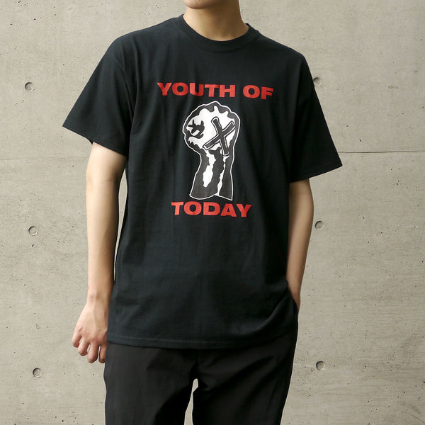 【即納】Youth Of Today /ユース・オブ・トゥデイ - Positive Outlook Tシャツ(ブラック)