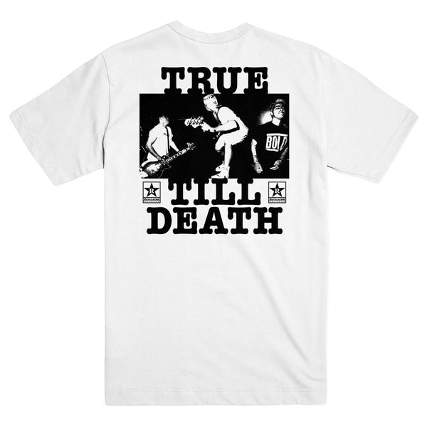 【お取り寄せ】Chain of Strength / チェイン・オブ・ストレングス - TRUE TILL DEATH Tシャツ(ホワイト)