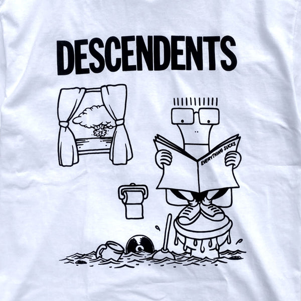 【ラスト1枚】【早い者勝ち！】Descendents /ディセンデンツ - Everything Sucks フルアート Tシャツ(ホワイト)