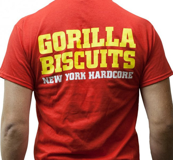 【お取り寄せ】Gorilla Biscuits / ゴリラ・ビスケッツ - Hold Your Ground Tシャツ(レッド)