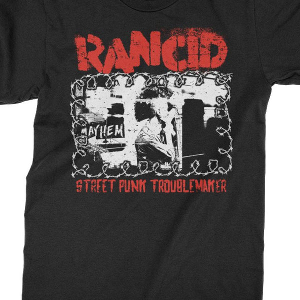【お取り寄せ】RANCID / ランシッド - Street Punk Troublemaker Tシャツ (ブラック)