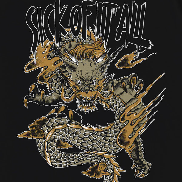 【完売】Sick of It All / シック・オブ・イット・オール Dragon Tシャツ(ブラック)