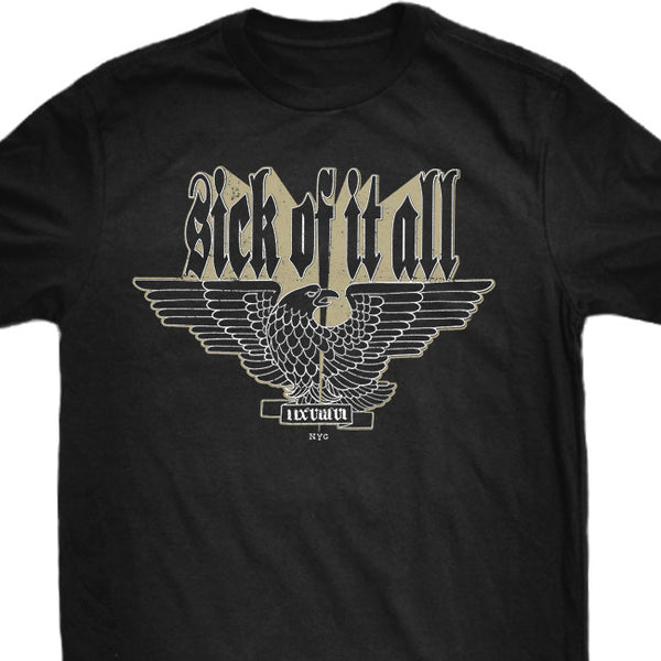 【完売】Sick of It All / シック・オブ・イット・オール Outline Eagle Tシャツ(ブラック)