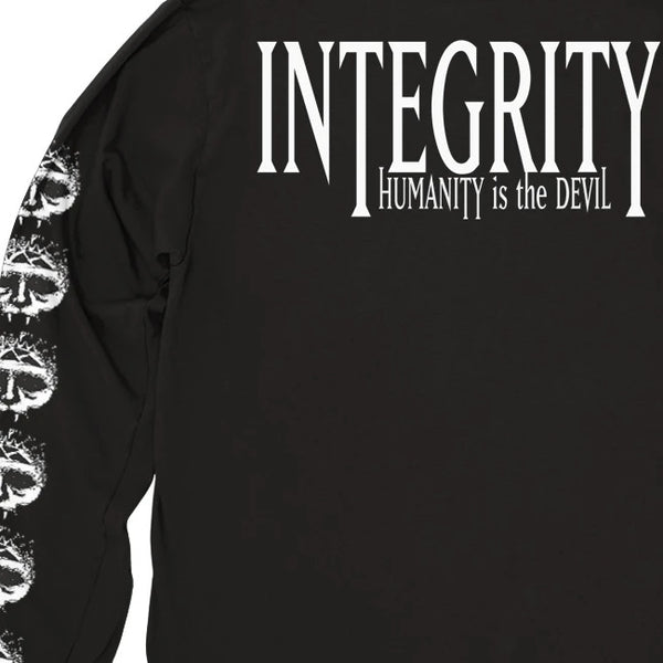 【お取り寄せ】INTEGRITY /インテグリティ - HUMANITY IS THE DEVIL ロングスリーブ・長袖シャツ(ブラック)