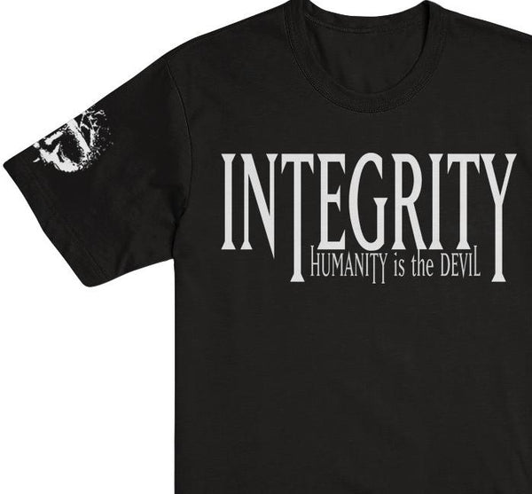 【お取り寄せ】INTEGRITY /インテグリティ - HUMANITY IS THE DEVIL Tシャツ（ブラック