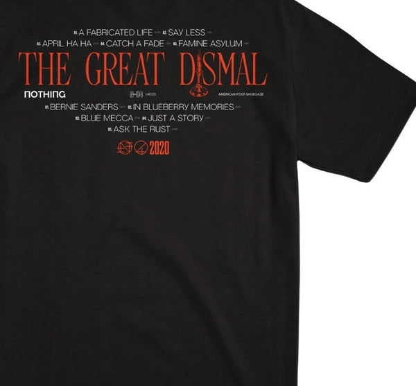 【お取り寄せ】Nothing / ナッシング - THE GREAT DISMAL Tシャツ (ブラック)
