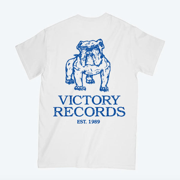 【即納】【少量再入荷】VICTORY RECORDS ／ヴィクトリーレコーズ - DISTRESSED Tシャツ(ホワイト)