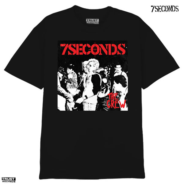 【お取り寄せ】7Seconds /セブン・セカンズ - THE CREW ALBUM Tシャツ(ブラック)