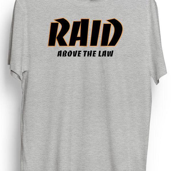 【お取り寄せ】RAID / レイド - ABOVE THE LAW Tシャツ(グレー)