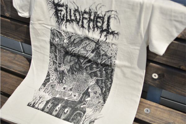 【お取り寄せ】Full Of Hell / フル・オブ・ヘル - GOAT CHURCH Tシャツ (ナチュラル)