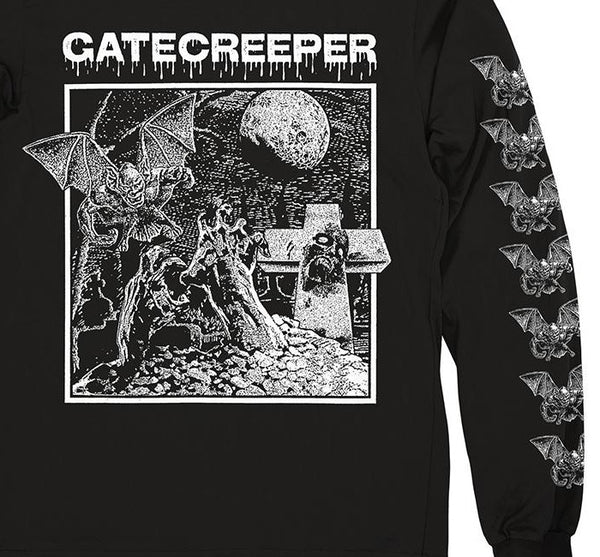 【お取り寄せ】Gatecreeper / ゲートクリーパー - GRAVEYARD ロングスリーブ・長袖シャツ(ブラック)