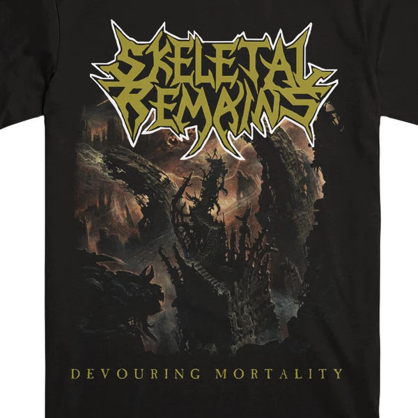 【お取り寄せ】Skeletal Remains / スケリタル・リメインズ - Devouring Mortality Tシャツ(ブラック)