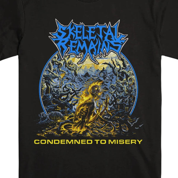 【お取り寄せ】Skeletal Remains / スケリタル・リメインズ - CONDEMNED TO MISERY Tシャツ(ブラック)