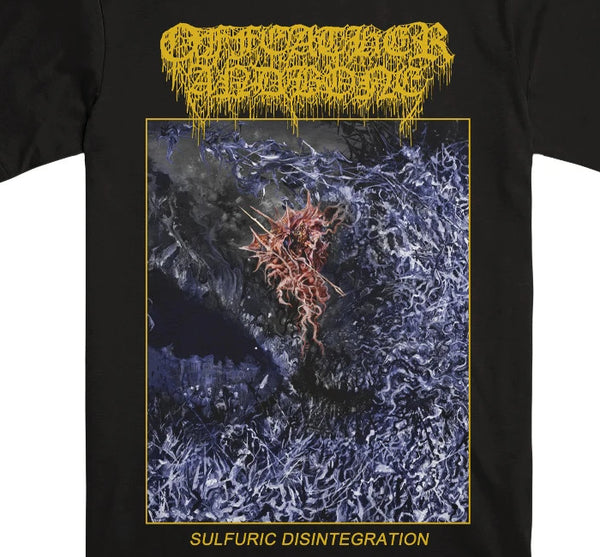 【品切れ】Of Feather And Bone / オフ・フェザー・アンド・ボーン - SULFURIC DISINTEGRATION Tシャツ(ブラック)