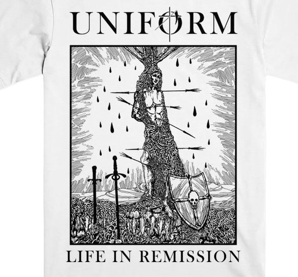 【お取り寄せ】Uniform / ユニフォーム - LIFE IN REMISSION Tシャツ(ホワイト)