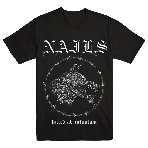 【お取り寄せ】NAILS /ネイルズ - Hatred Ad Infinitum Tシャツ(ブラック)