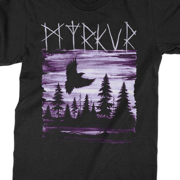 【お取り寄せ】Myrkur / ミシュクル - Raven Tシャツ(ブラック)