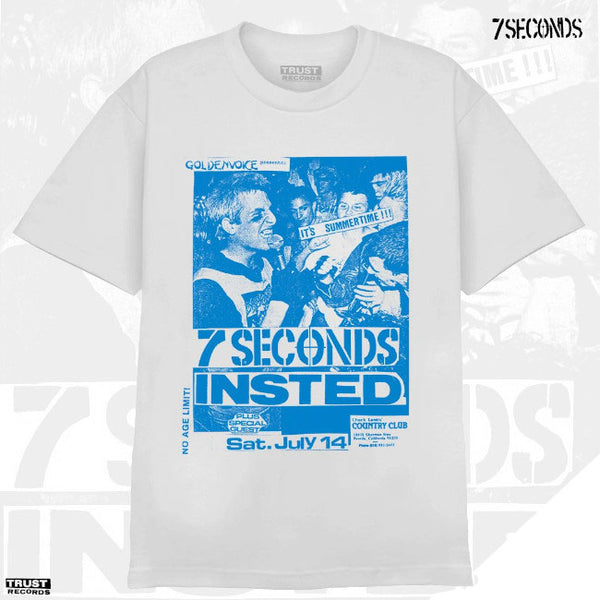 【即納】【廃盤】7 Seconds /セブン・セカンズ - FLYER Tシャツ(ホワイト)