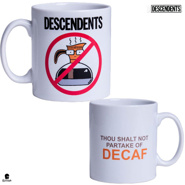 【お取り寄せ】Descendents / ディセンデンツ - Thou Shalt Not Partake Of Decaf マグカップ(ホワイト)
