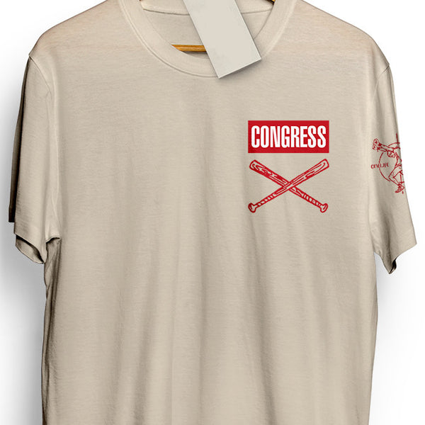 【お取り寄せ】Congress / コングレス - CONFRONT Tシャツ (ナチュラル)