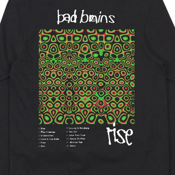 【即納】【激レア】【早い者勝ち！】Bad Brains /バッド・ブレインズ - RISE ロングスリーブ・長袖シャツ (ブラック)