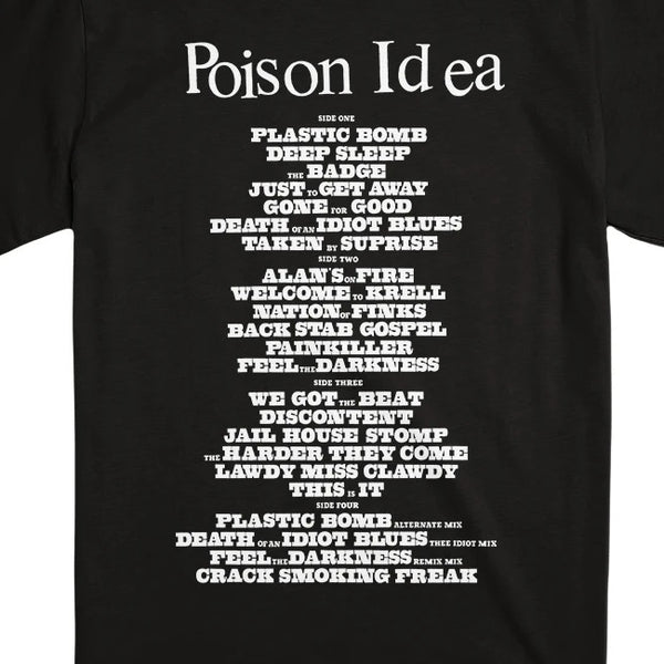 【お取り寄せ】Poison Idea / ポイズン・アイディア - FEEL THE DARKNESS Tシャツ(ブラック)