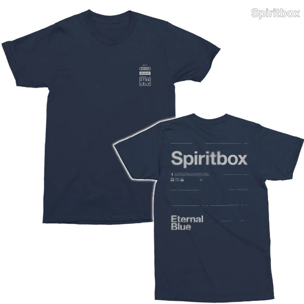 【お取り寄せ】Spiritbox / スピリットボックス - BLURRED Tシャツ(ネイビー)