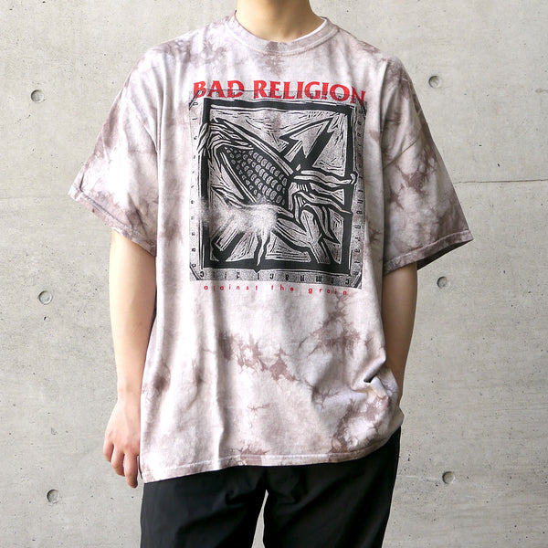 【品切れ】Bad Religion / バッド・レリジョン - Against The Grain Tシャツ(タイダイナチュラル)