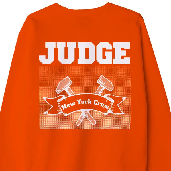 【即納】【廃盤】【早い者勝ち！】JUDGE / ジャッジ - NEW YORK CREW クルーネック・トレーナー(オレンジ)