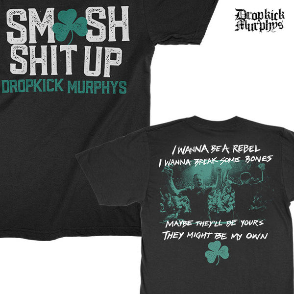【お取り寄せ】Dropkick Murphys/ドロップキック・マーフィーズ - Smash Shit Up Tシャツ(ブラック)