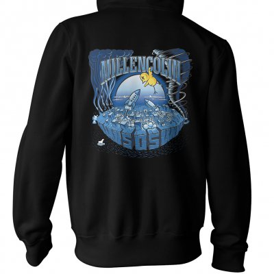 【お取り寄せ】Millencolin /ミレンコリン - SOS ジップアップパーカー (ブラック)